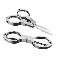 stainless steel scissor foldable fishing knot braided fishing scissors line fishing line cutter fishing tackle tool cutting wire