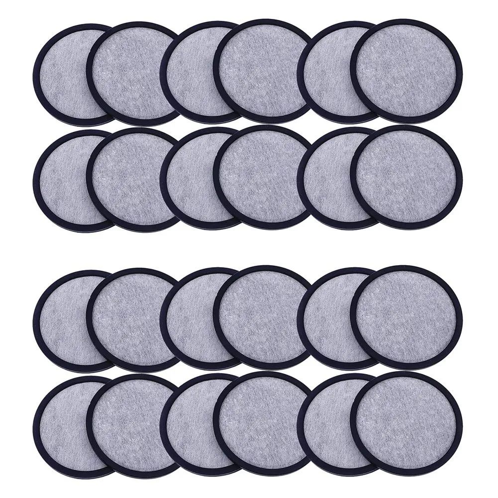 

24 шт. в упаковке, сменные диски для фильтрации угольной воды для кофе-машины Mr.