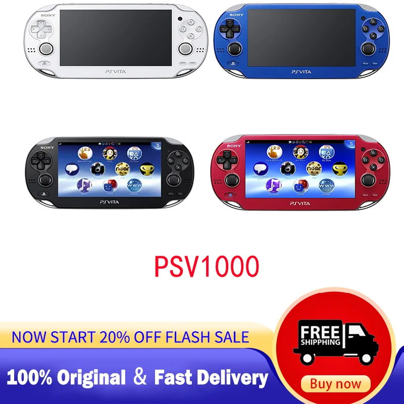 

100%Original Psvita1000 Classic Handheld Game Console OLED Screen Unlocked Installation Toolbox PKJG Store with Different Color