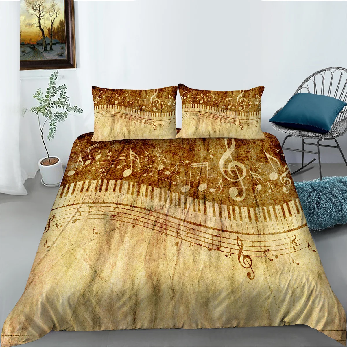 

Hot Style 2 or 3pcs 3D Printing Soft Duvet Cover Sets 1 Quilt Cover + 1/2 Pillowcases Single Twin Full Queen King