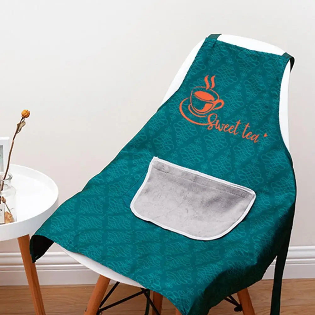 

Cooking Bib Helpful Anti-Wrinkle Scratch Resistant Quick-drying Cooking Bib for Cleaning Kitchen Apron Cooking Apron