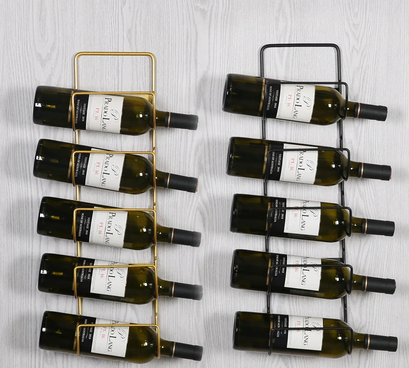 

American Wine Rack Wall Hanging Simple Hanging Wine Rack European Modern Wall
