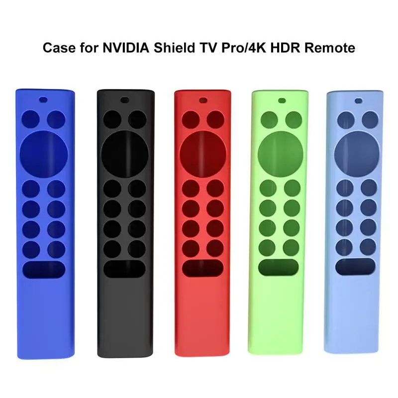 

Silicone Remote Cover For NVIDIA Shield TV Pro/4K HDR Remote Control Lightweight Luminous Soft Shockproof Protector Shell