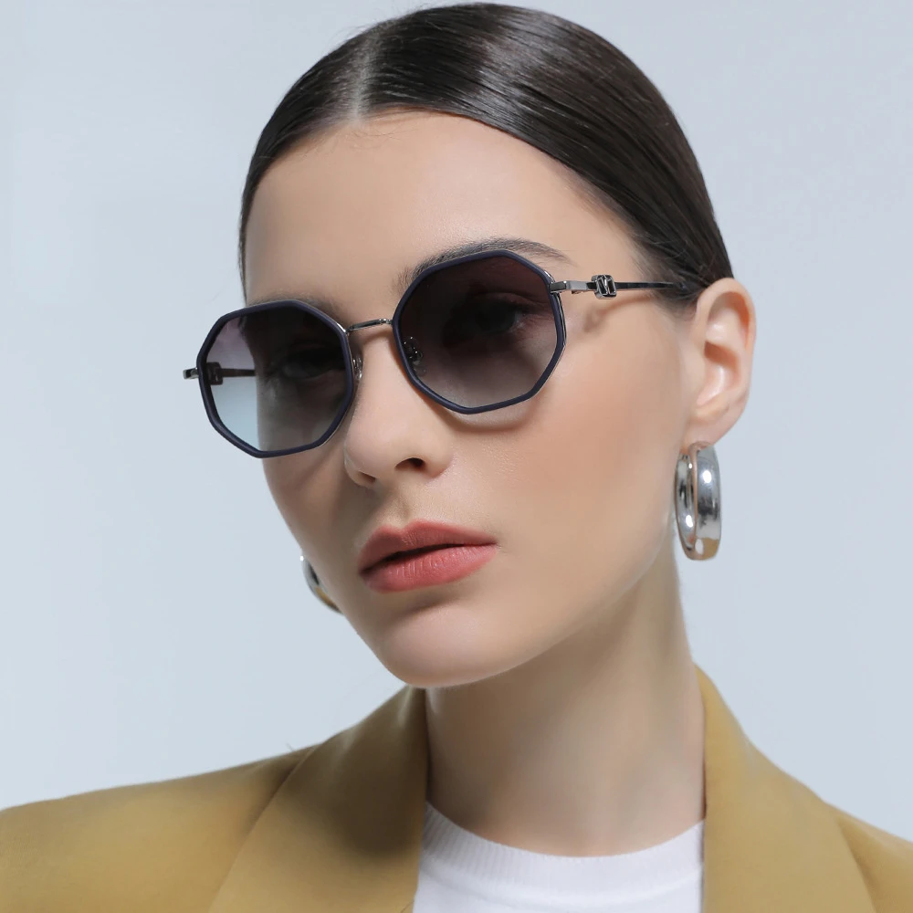 

Women's Sunglasses Sun Protection UV Protection Fashion Retro Full Frame Polygon Polarized Sunglasses Tongqinkai Travel Glasses