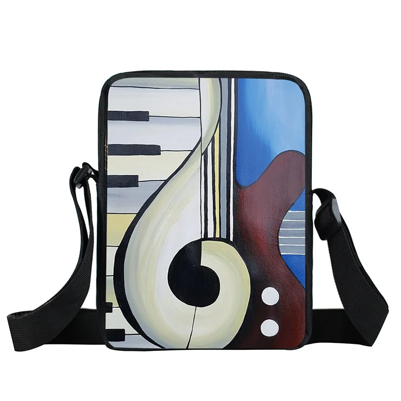 

Elegent Music Piano Messenger Bag Women Handbags Women Playing Guitar Printing Shoulder Bag Casual Bags Gift