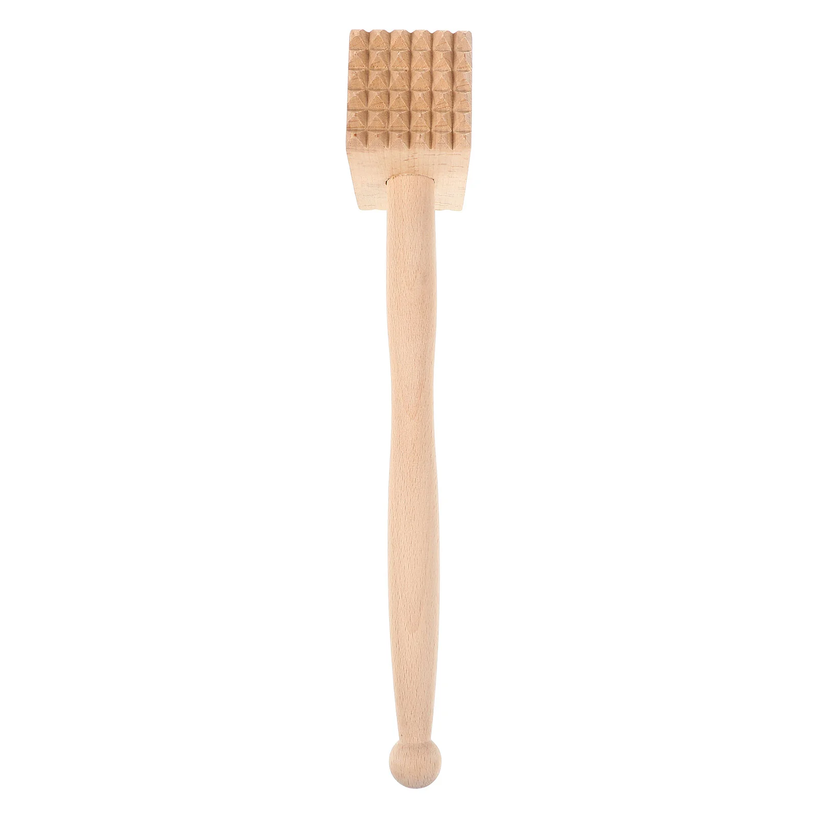 

Meat Hammer Tenderizer Mallet Steak Beef Pounder Wooden Kitchen Chicken Pork Cuber Tool Softener Manual Butcher Bbq Tenderising