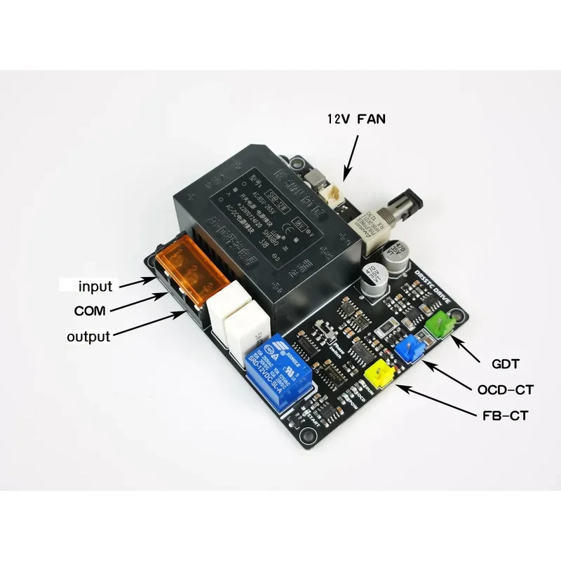 DRSSTC Tesla Coil Board Arc Gaśnica Grid Drive GDT Полный мостовой инверторный модуль Упрощенный