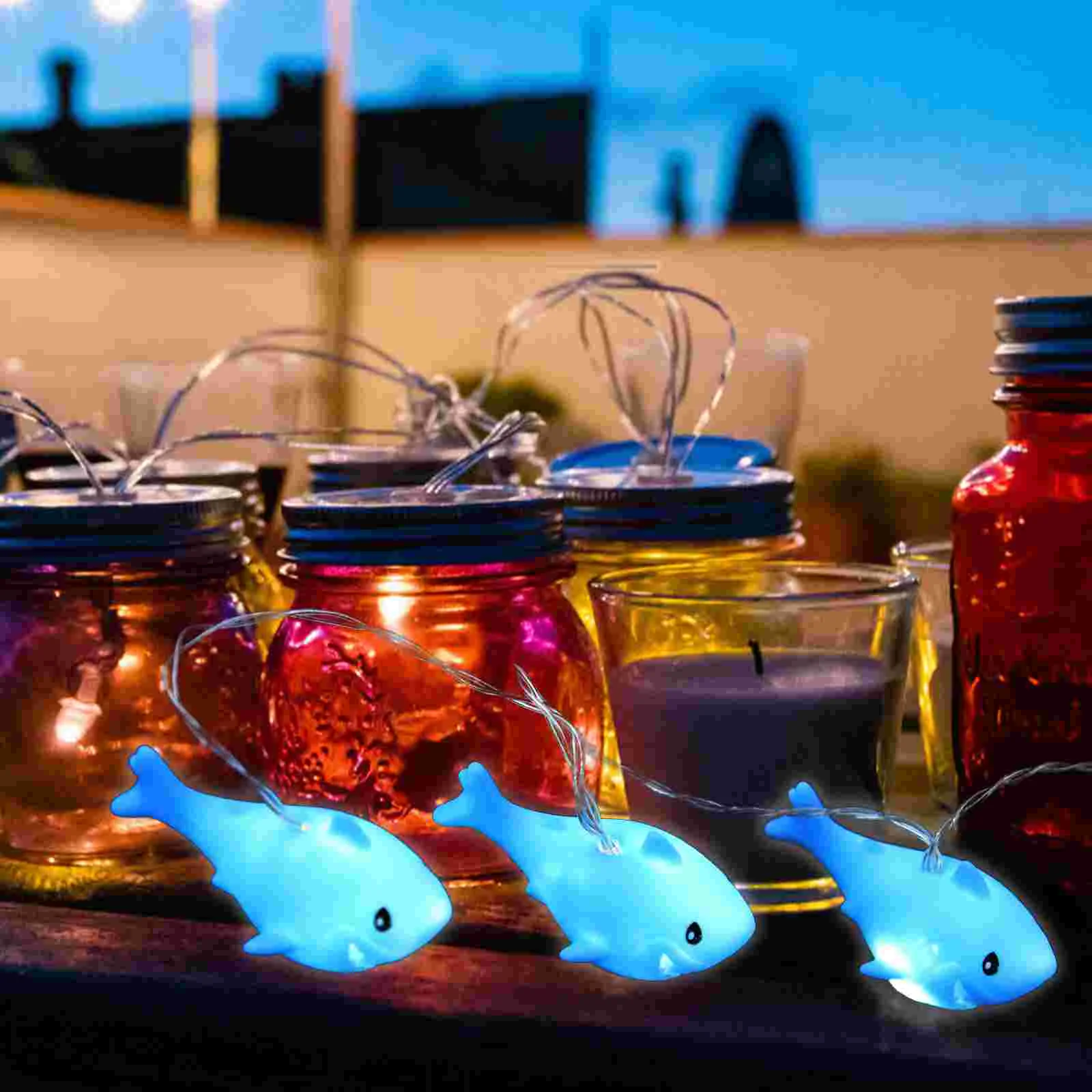 

Shark Light Home Decor Plastic Decors Children's Room Festival Decoration Present Party Layout Prop Adorn