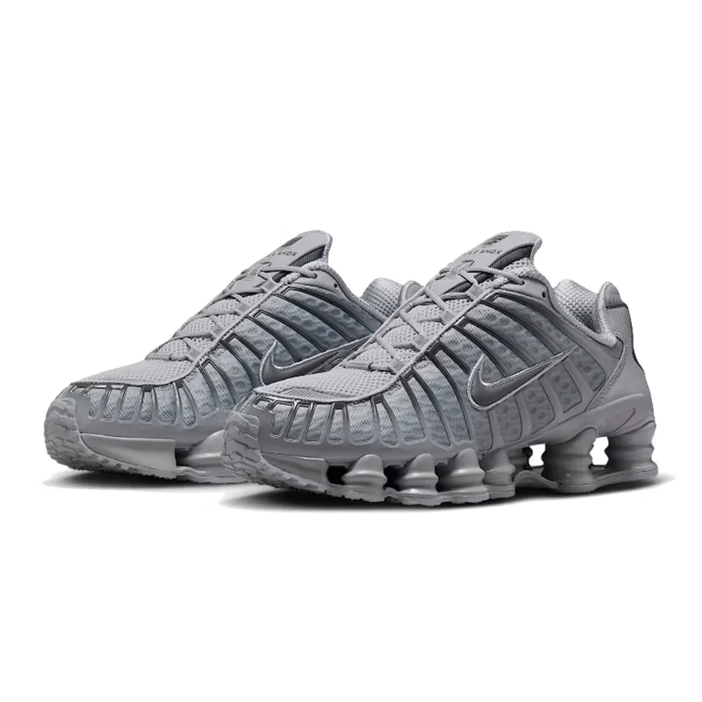 Фото Мужские повседневные кроссовки Nike SHOX TL - нескользящие, прочные, универсальные, модные, стильные кроссовки для бега AV3595-015 №1