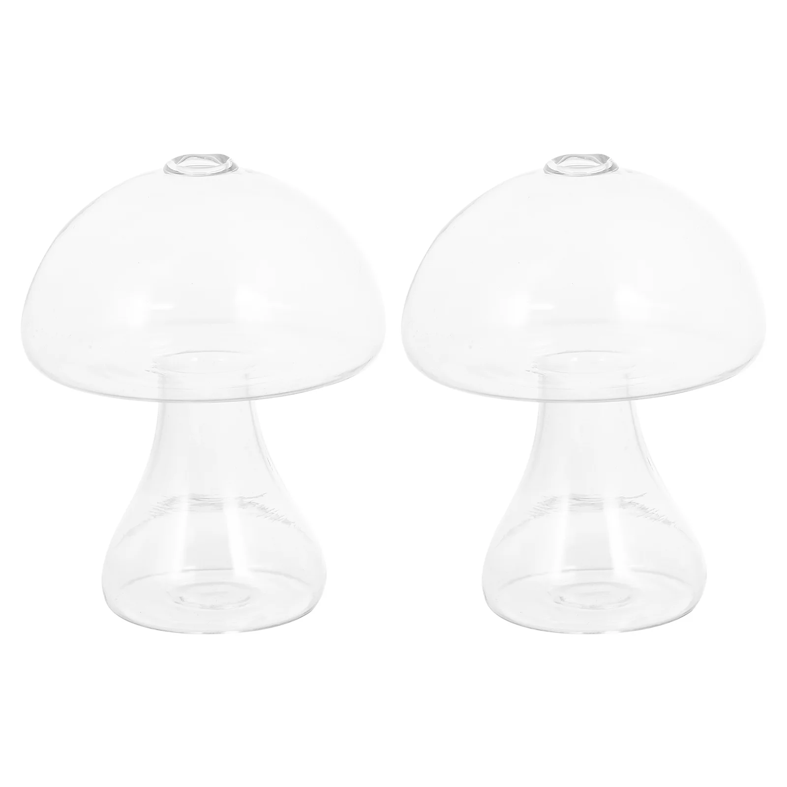 

Vase Flower Mushroom Vases Terrarium Hydroponic Planter Desktop Air Floral Hydroponics Pot Container Decor Clear Bulb Shaped