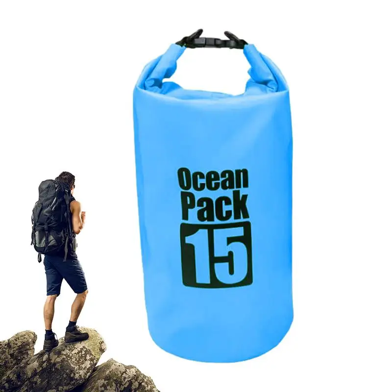 Плавающий сухой мешок для рафтинга 15 л безопасный поплавок ярких цветов каякинга