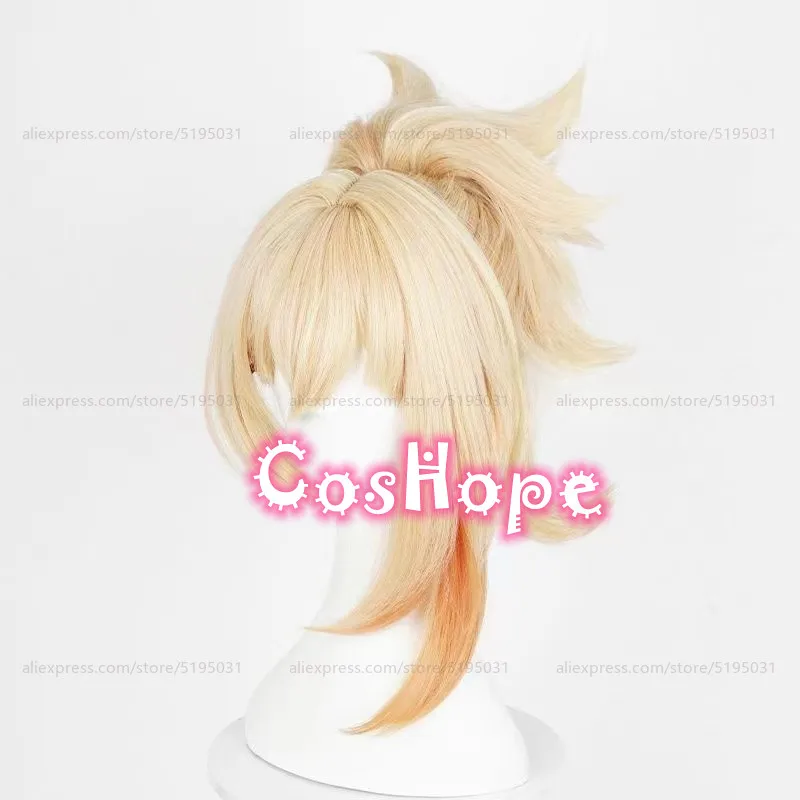 Парик для косплея Yoimiya детей термостойкие синтетические искусственные волосы