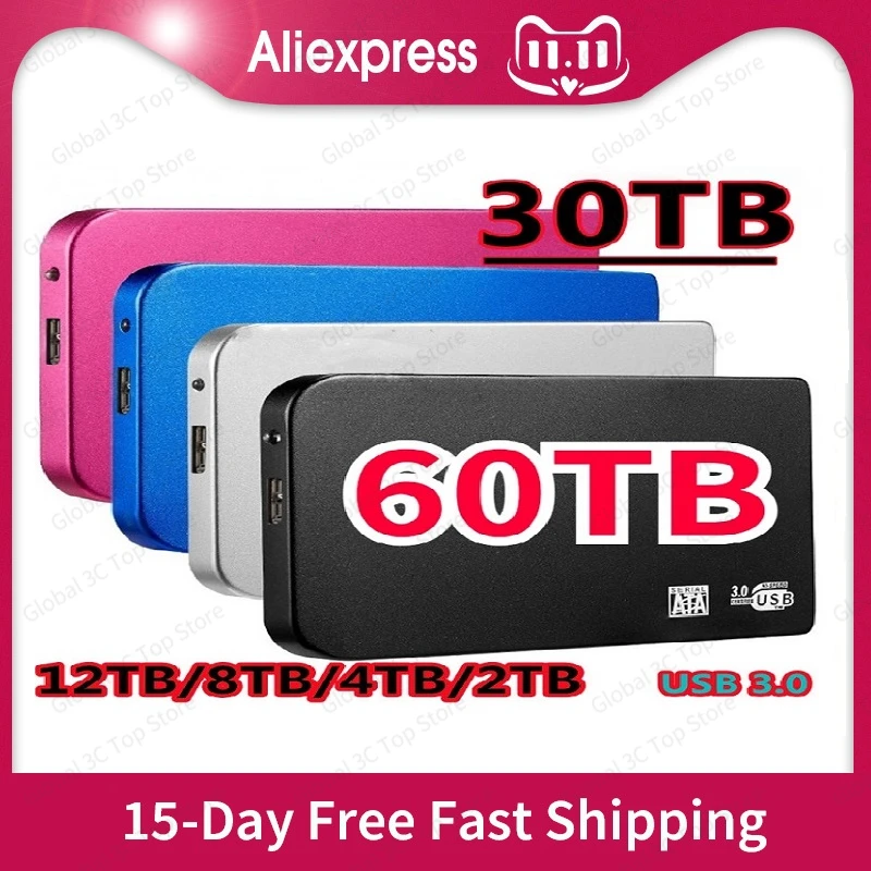 

USB3.1 8TB SSD External Hard Drive Mobile Solid State Hard Disk for Desktop Mobile Phone Laptop High Speed Storage Memory Stick