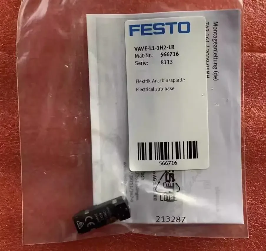 новый Festo Электрический подбазовый VAVE-L1-1H2-LR 566716 VAVE-L1-1VH2-LP 566714 VAVE-L1-1L1-LR 566726 VAVE-L1-1R8-LR