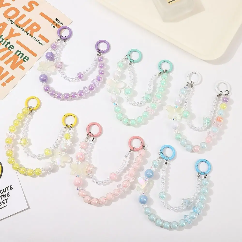 Подвесной шнур в виде бабочки для сумок брелок ручной работы карабин цепочка