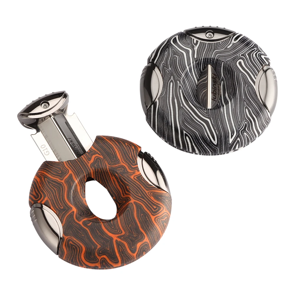 LUBINSKI круглый G10 резак для сигар металлический роскошный портативный инструмент