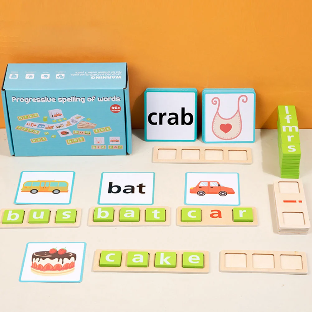 

1 компл. Игр для правописания детских слов подходящая буква головоломка игра фотоигрушка