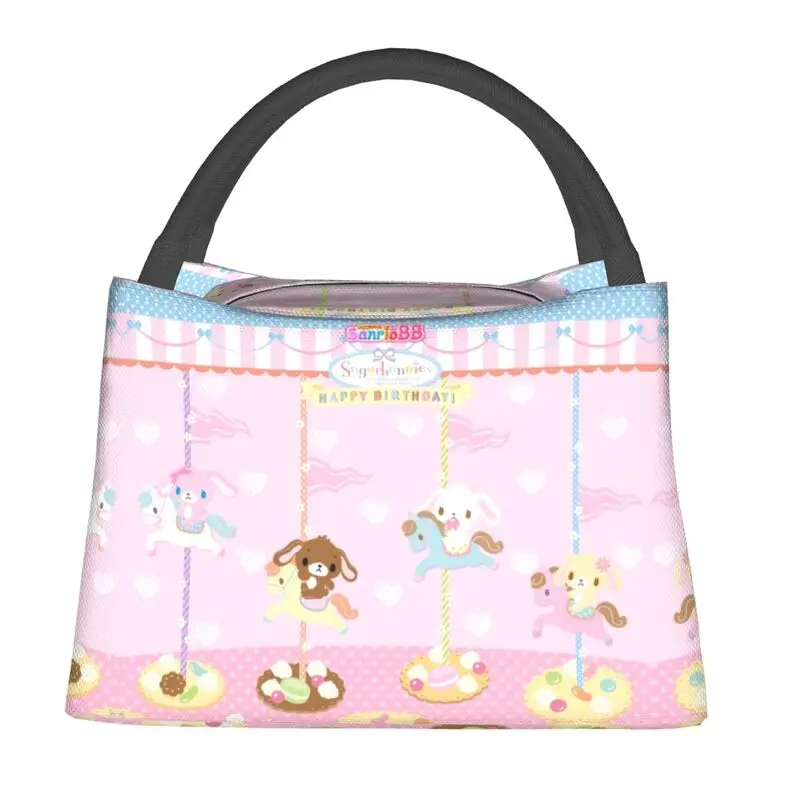 

Женская водонепроницаемая Термосумка для ланча, с рисунком из мультфильма