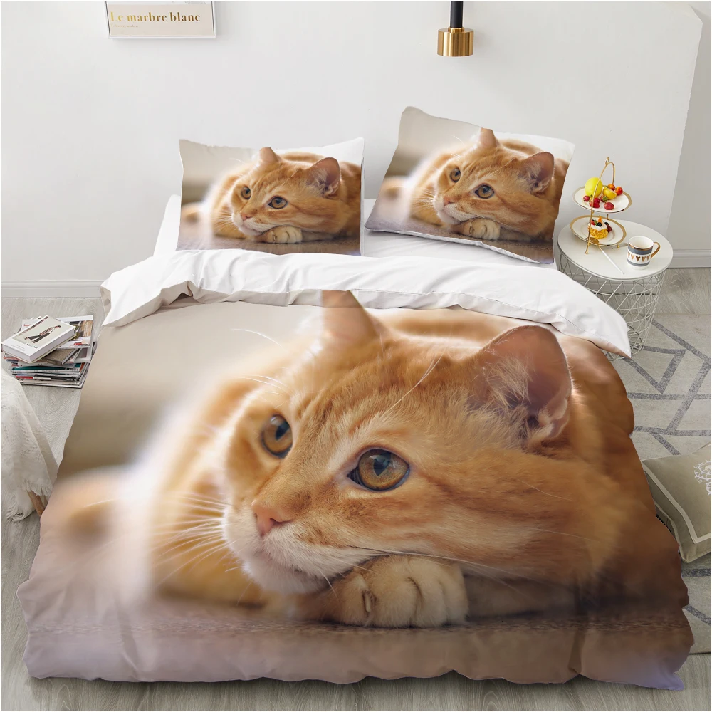 

set Europe Queen King Double Duvet cover set Bed linen Comfortable Blanket/Quilt cover Bed Set animal white Luxury 3D Bedding