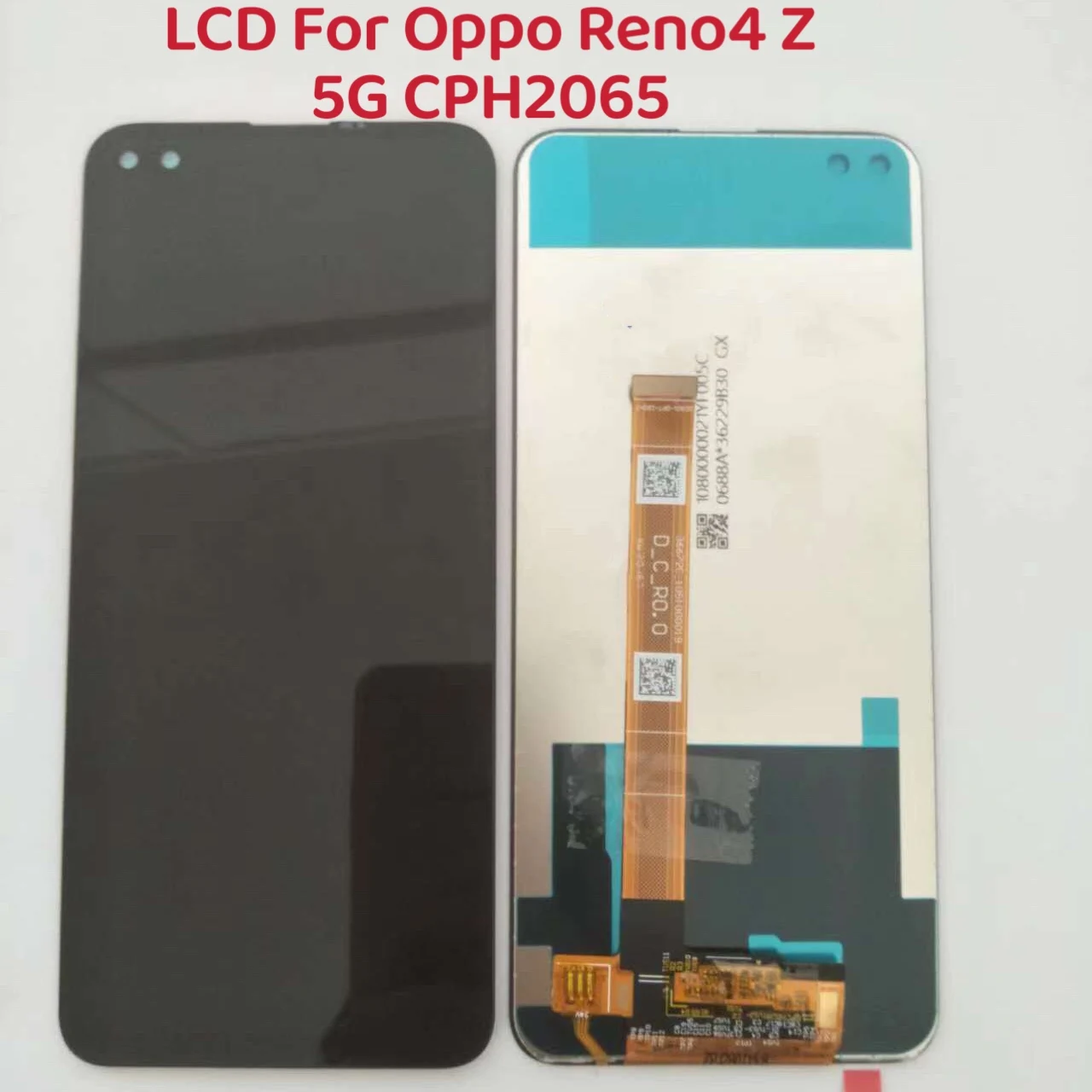 

Wholesale 10 PCS/Lot LCD Pantalla For OPPO Reno4 Z 5G CPH2065 Full LCD Display Touch Screen Digitizer Assembly For Reno 4Z LCD