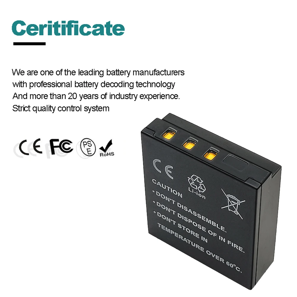 Аккумулятор большой емкости 1600 мАч для LEICA X Vario X1 X2 Typ113 X-U X-E Typ102 Typ107