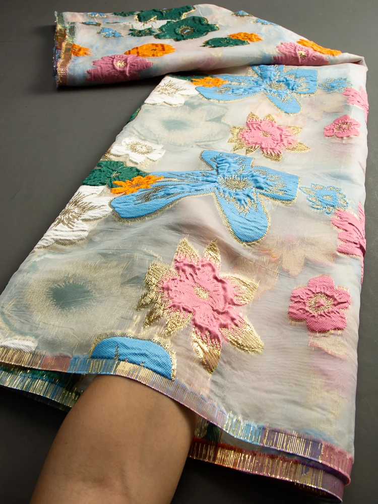 Нигерийская парчовая кружевная ткань 2023 высокое качество Африканское