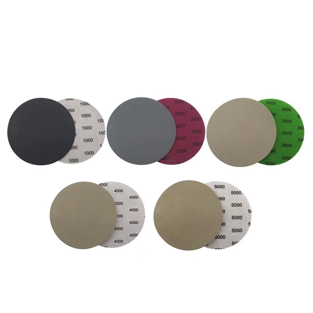 

20 Pcs 3Inch Sandpaper Hook And Loop Sanding Disc 1000 2000 3000 4000 5000 Grit Buffing Sheet Polishing Pad Sander Accessories