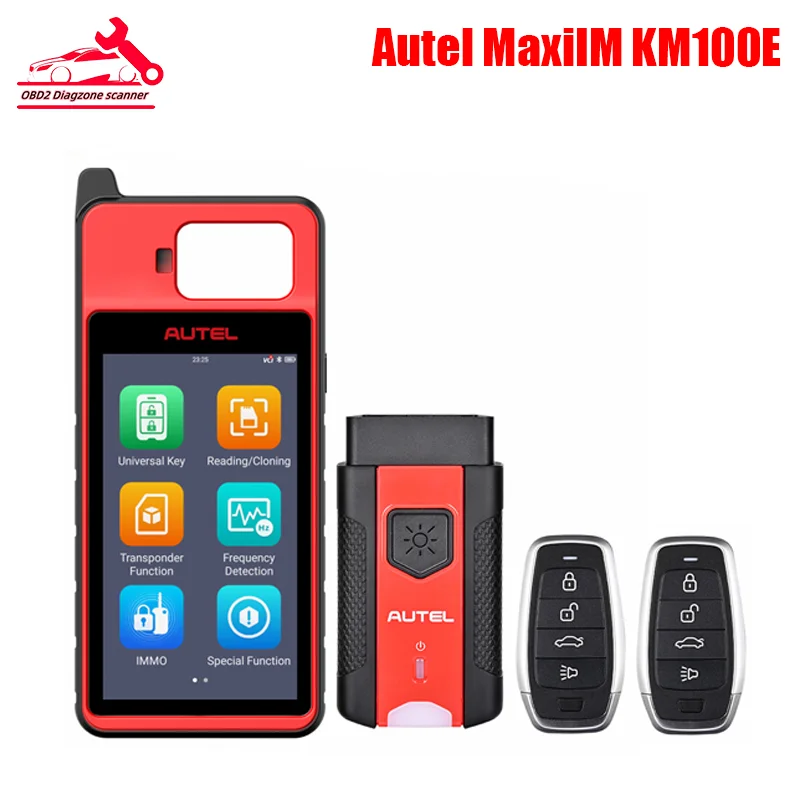 

Брелок для ключей Autel MaxiIM KM100 E, комплект инструментов для программирования KM100E, Универсальный генератор ключей с бесплатным обновлением, срок службы PK IM508 IM608 IMMO