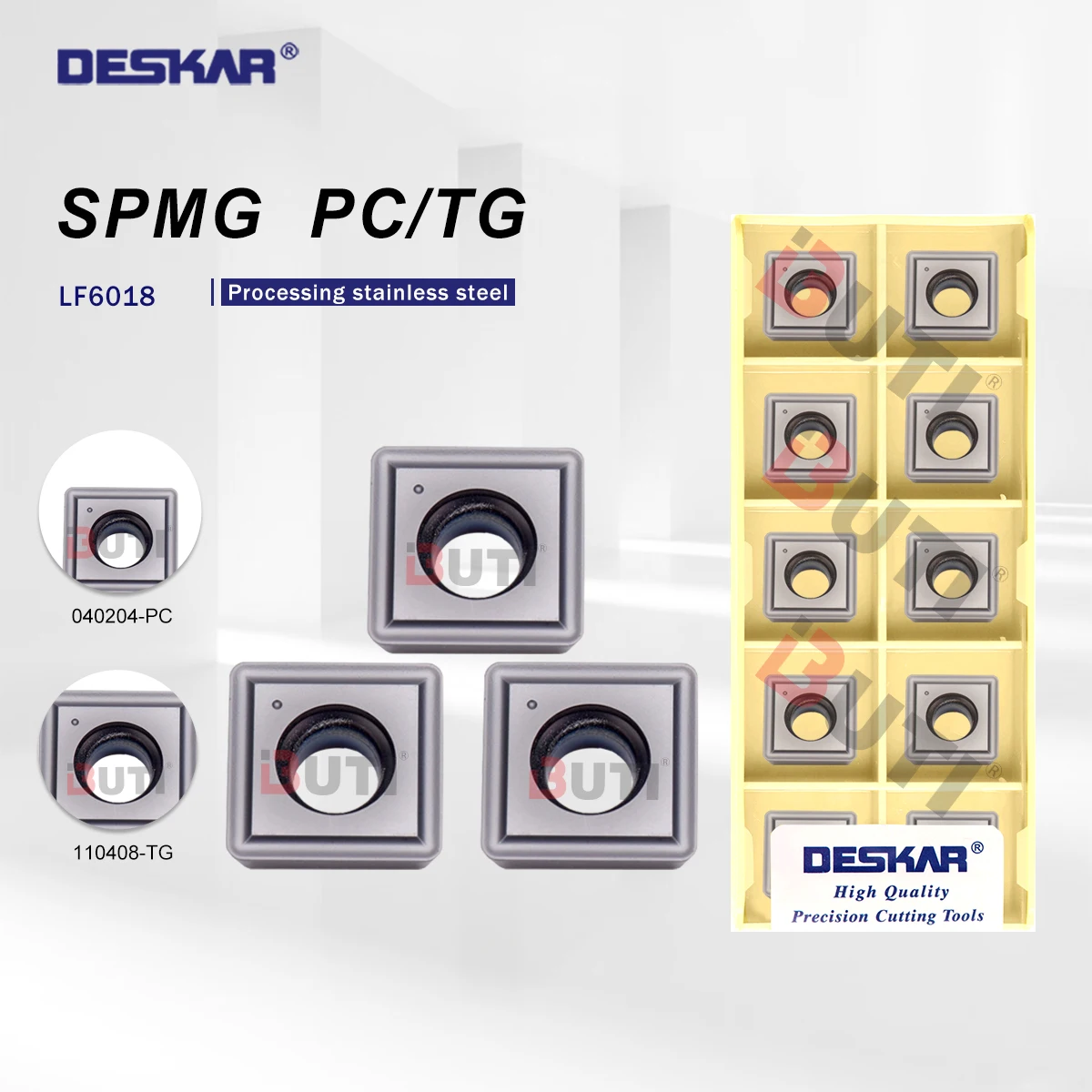 

DESKAR 100% оригинал SPMG050204 SPMG06 SPMG07 SPMG09 SPMG110408 LF6018 U сверло с ЧПУ с твердосплавной вставкой токарный станок из нержавеющей стали