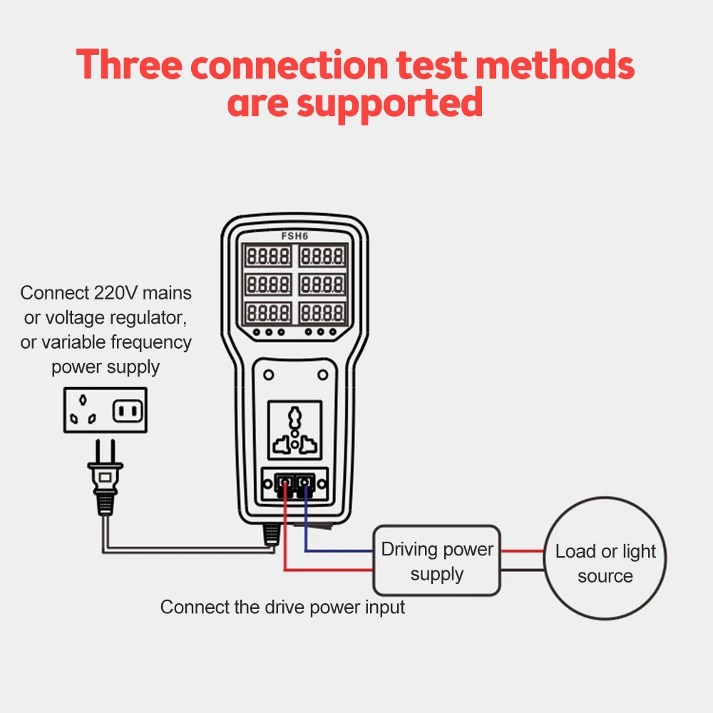 Портативный измеритель мощности HOPI HP-9800 анализатор устройство для измерения