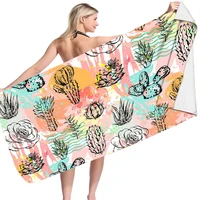 freehand sketching microfiber beach towel quick dry sand proof soft bath pool beach towels for woman men adults60x31 inches