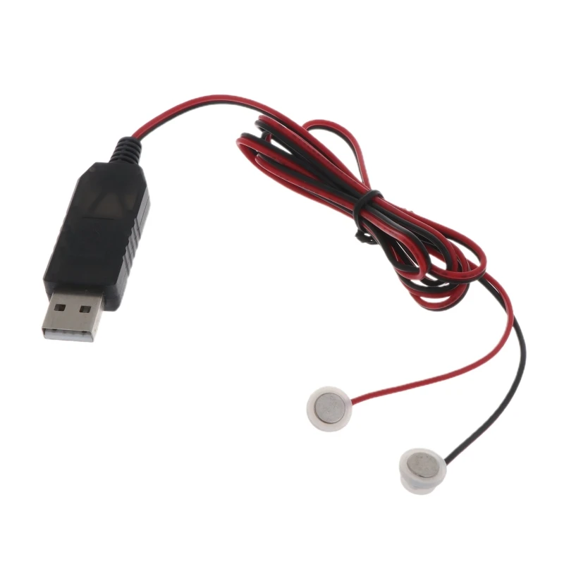 

USB Magnetic Charging Cable for 3.7V 14500 16340 26650 Batteries Durable