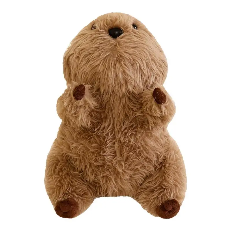 

Мягкая Плюшевая имитация бобра, плюшевая кукла, изысканное украшение для дома, подходит для дивана, автомобиля, кровати, патио, Рождество, день рождения