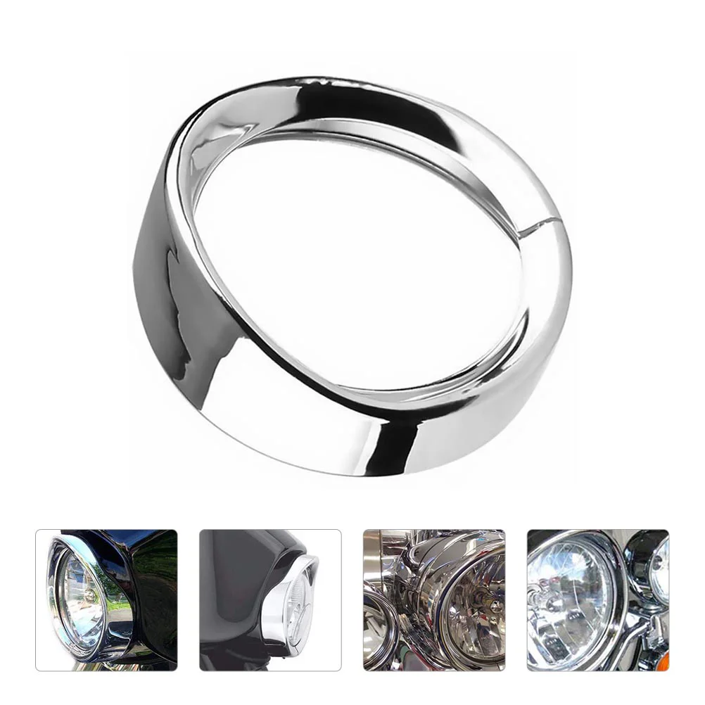 

1pc Portable Practical Motorcycle Headlight Cover Motorcycle Head Lamp Ring Motorcycle Headlight Ring