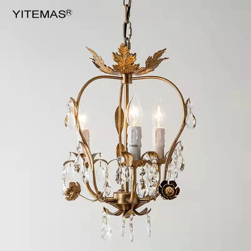 Люстра YITEMAS 9194 винтажное золото