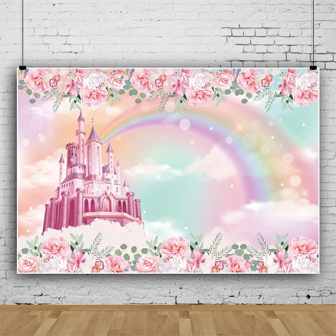 

SHUOZHIKE Photorealistic Fabric Decorative Background For Children's Birthday Party Newborn Photography Backdrops Props ZLSZ-03