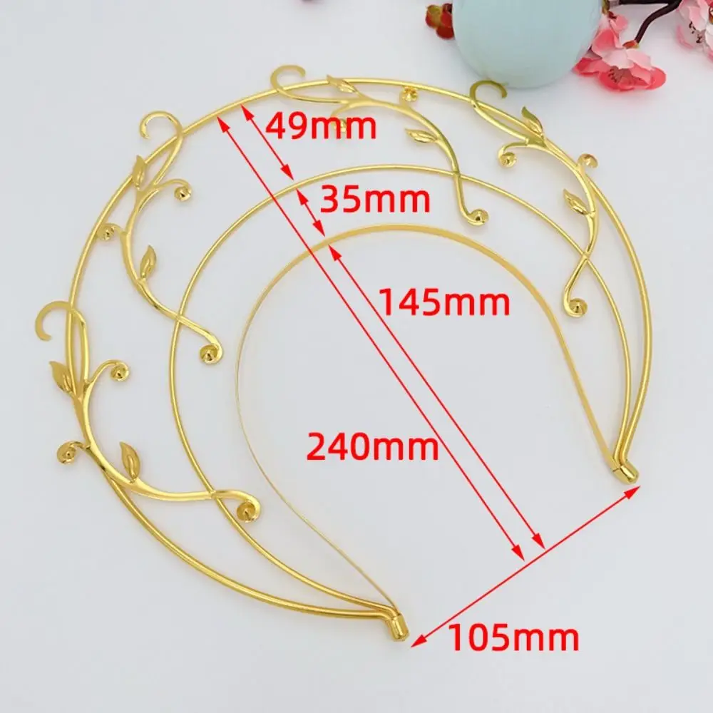 Модная трехслойная повязка на голову с ореолом из сплава в стиле барокко обруч