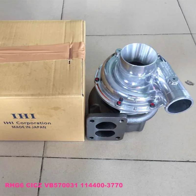 Фото Турбокомпрессор RHG6 VA570031 114400-3770 6BG1 для двигателя Hitachi ZAXIS 2 6BG1T 6BG1TC 1144003770 №5