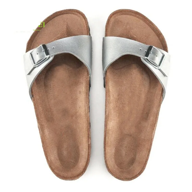 Sandals Slip Ladies Womens Holiday Sliders Sizes 3-8 On Open Toe Buckle