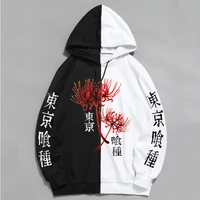 new tokyo ghoul spider lily hoodie anime kanekiken pullover long sleeve loose sweatshirt men women clothing harajuku tops unisex