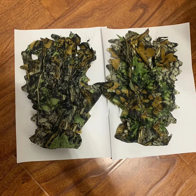 3D камуфляжные перчатки удобные нескользящие прочные Искусственные для