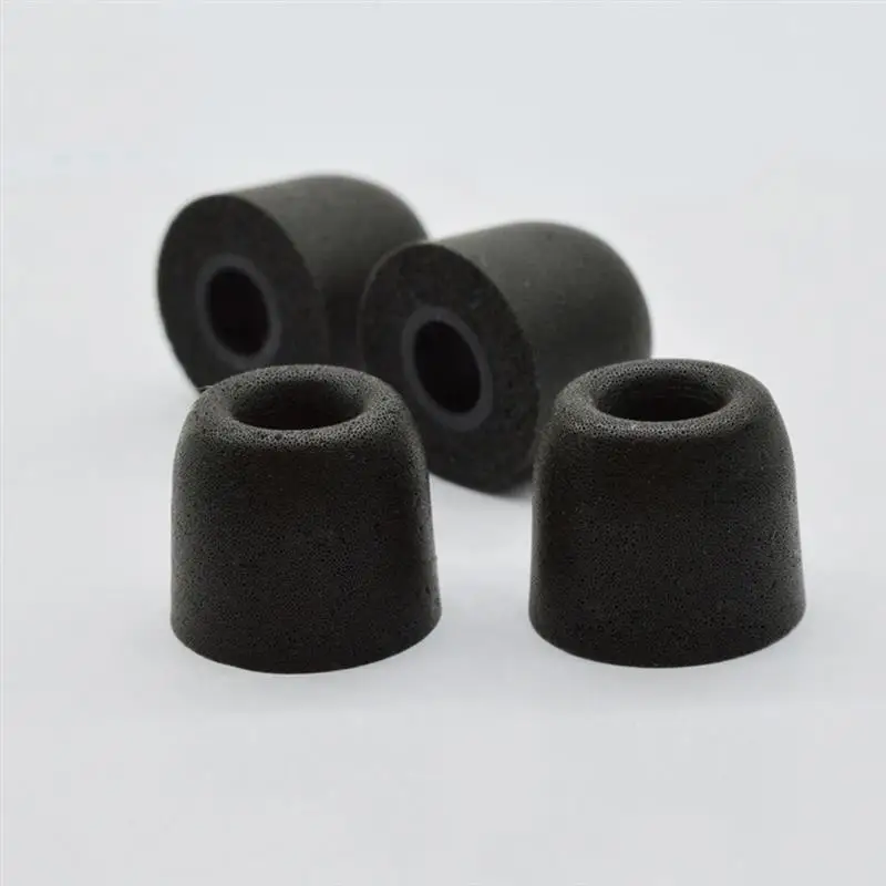 

10pcs Foam Premium Earphone Tips Noise Isolation T-200 Earbud Replacement (Black)