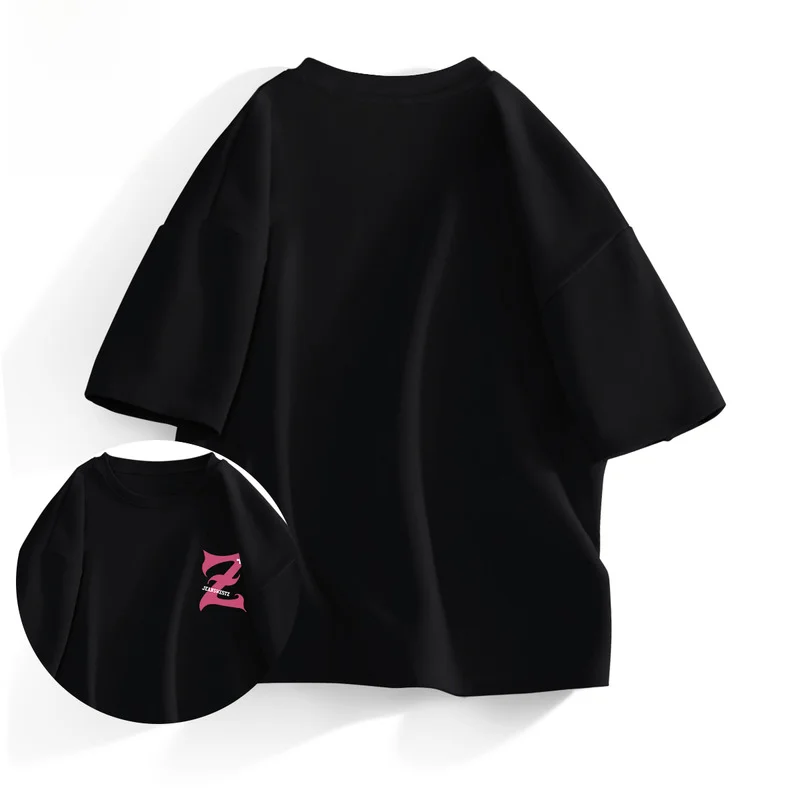 Мужская футболка Zhenvis из чистого хлопка с коротким рукавом 20 г тяжелая ткань