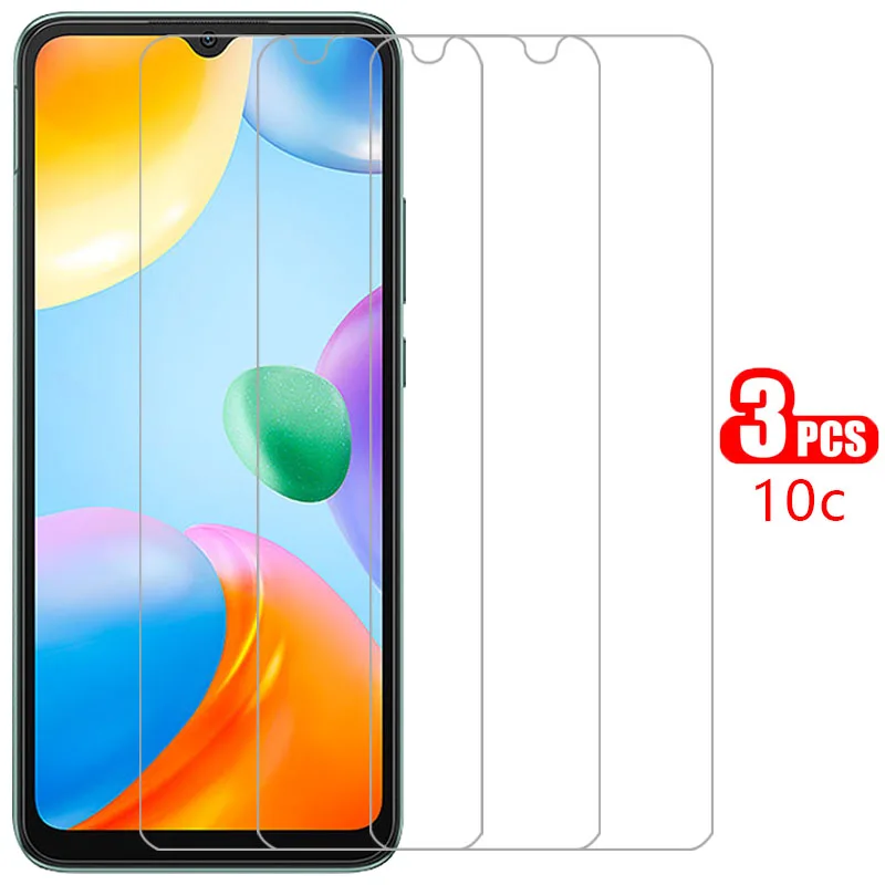Чехол для телефона xiaomi redmi 10c закаленное стекло на redmi10c 10 c c10 задняя крышка 360 xiomi