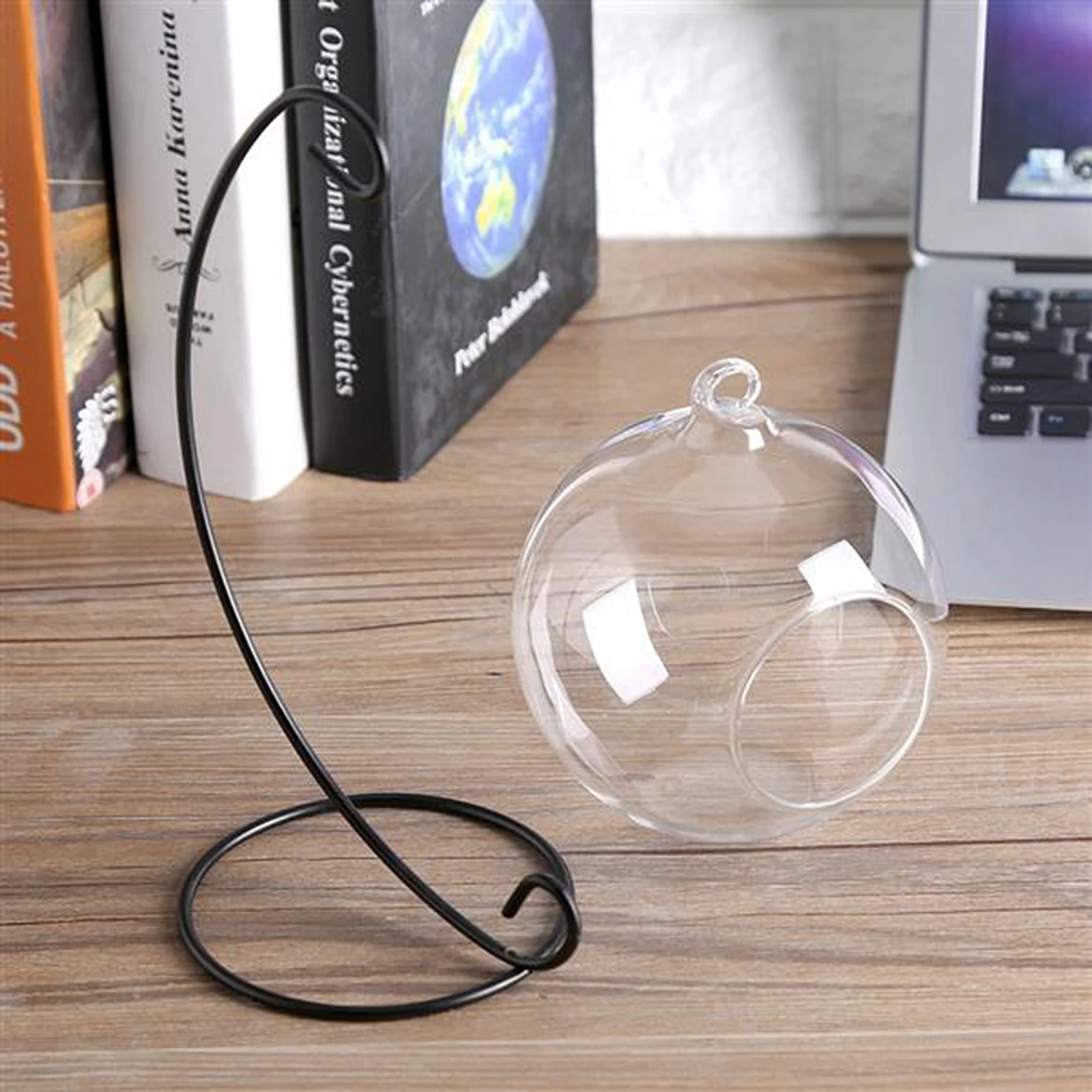 Подвесной стеклянный террариум прозрачная большая стеклянная ваза с 9 дюймовым