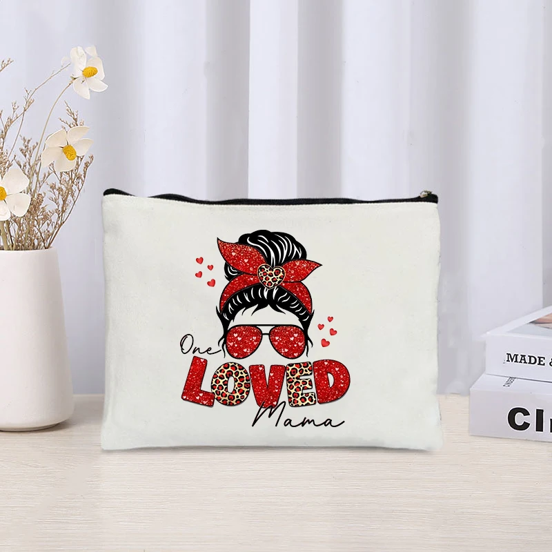 Модная сумка для макияжа с принтом подарок маме учителю Женский дорожный