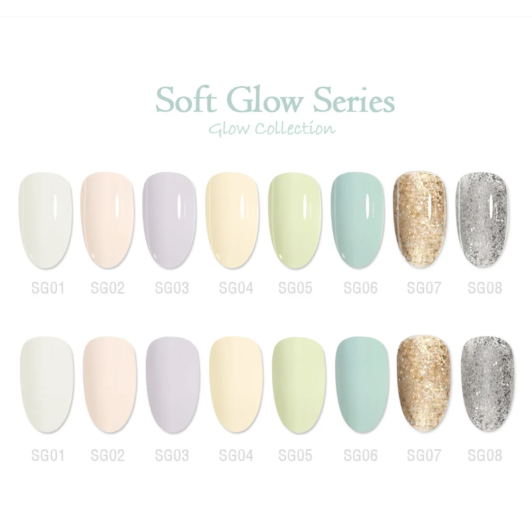 Maomia Soft Glow Gel Polish 8 Colors Soak Off Uv/Led 9ml Professional Varnish Salon Glitter Nail Paint Semi Permanent Manicure | Красота и