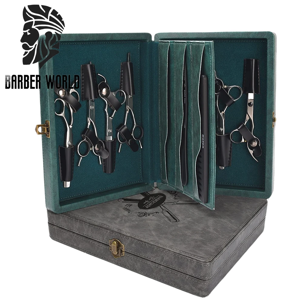 

Leather Scissors Storage Bag Barbershop Hairdressing Tool Box Hair Stylist Scissor Holder Barber Pouch for Scissors Combs