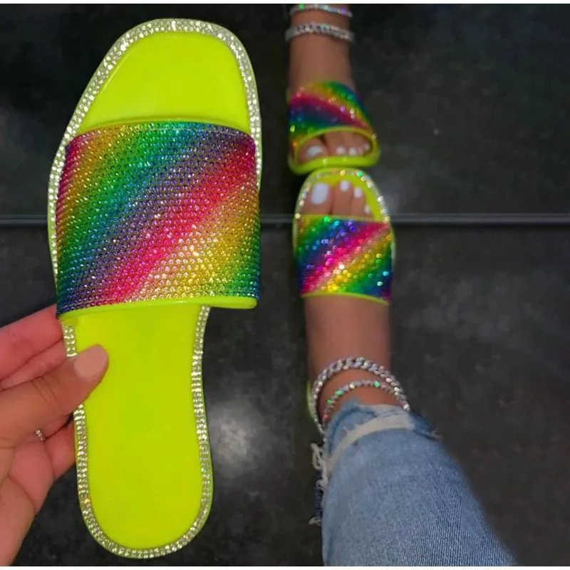 Women Slippers Summer Slides High Quality Open Toe Flat Fashion Casual Shoes Leisure Sandal Female Beach Flip Flops Big Size 43