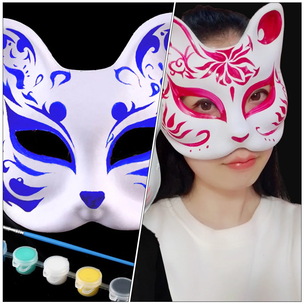 

15pcs White Blank Paintable Masquerade for Party DIY Craft White